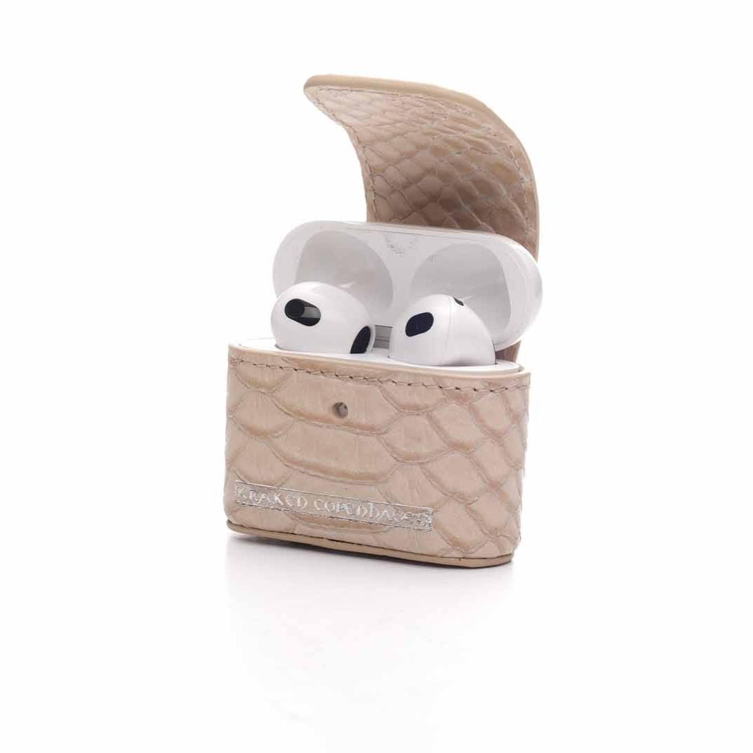 Ivar-AirPods Cover Med Karabinhage-Hvid