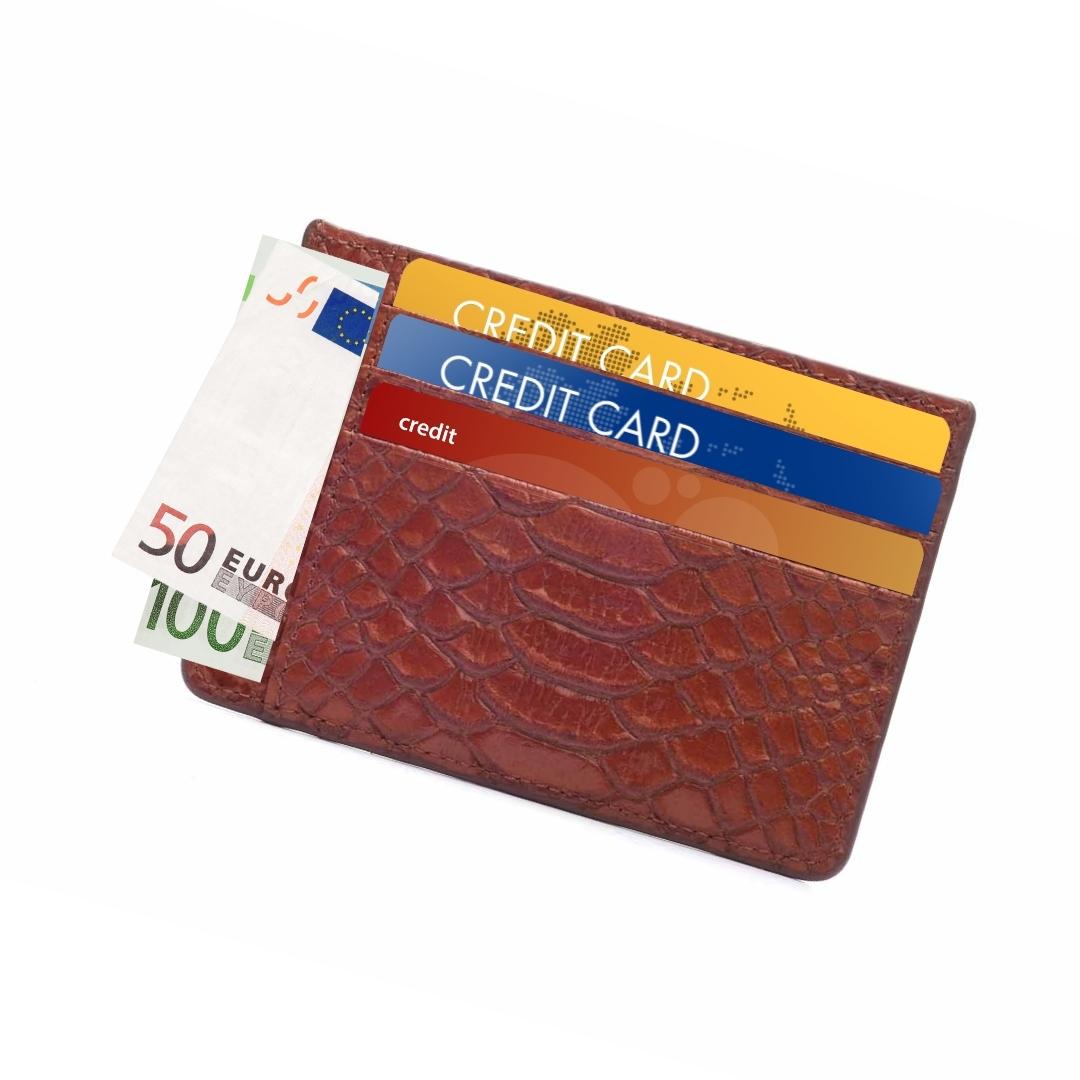 Ivar-Læder Kortholder - Tan