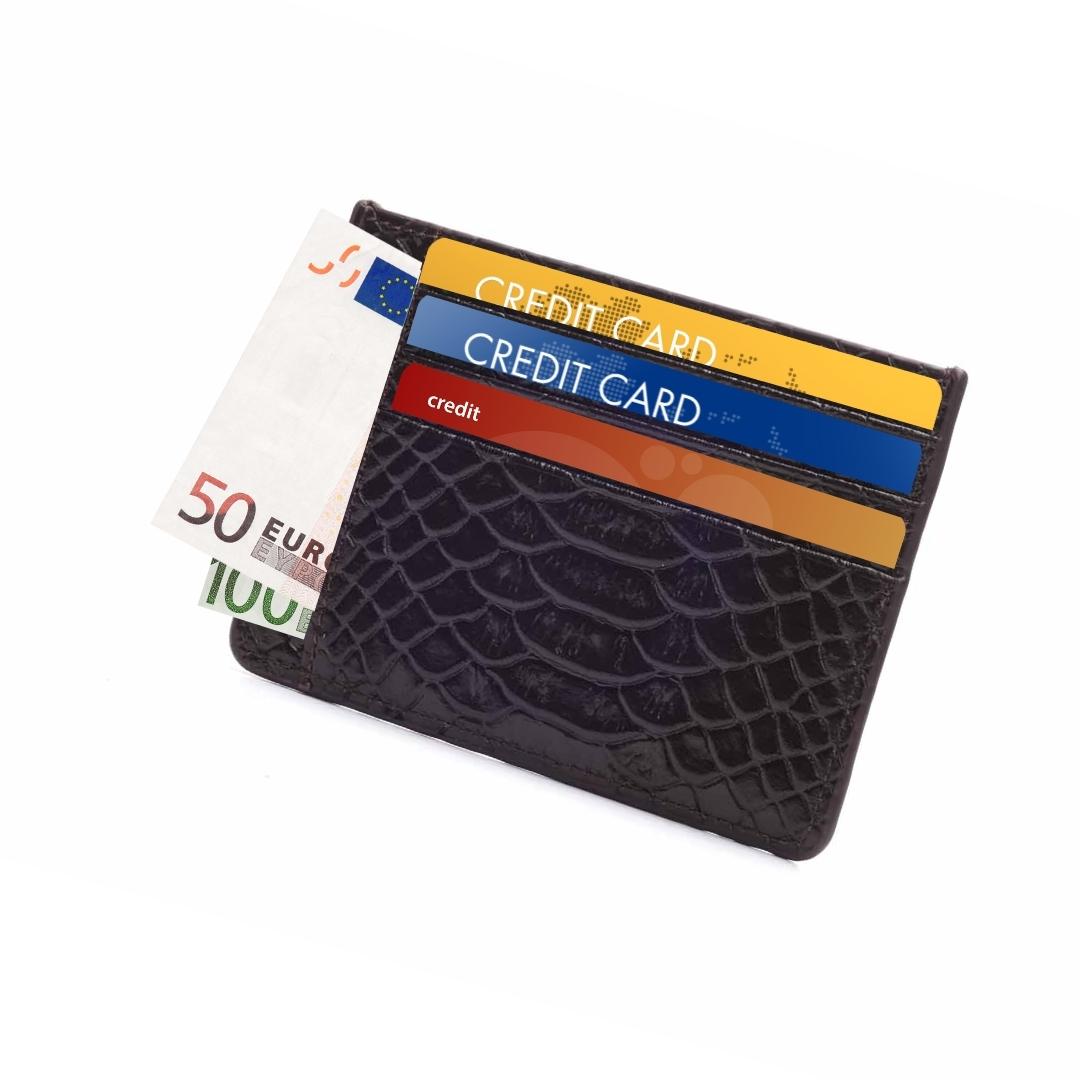 Ivar-Læder Kortholder - Brun